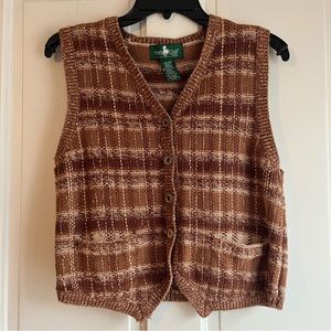 Vintage knit vest